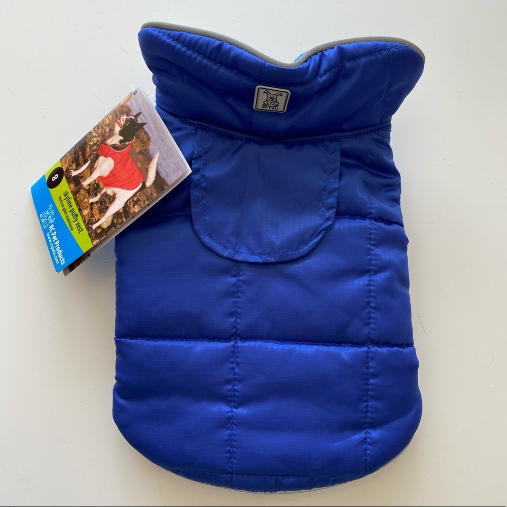 NWT RC PETS - Reversible Skyline Puffy Vest.